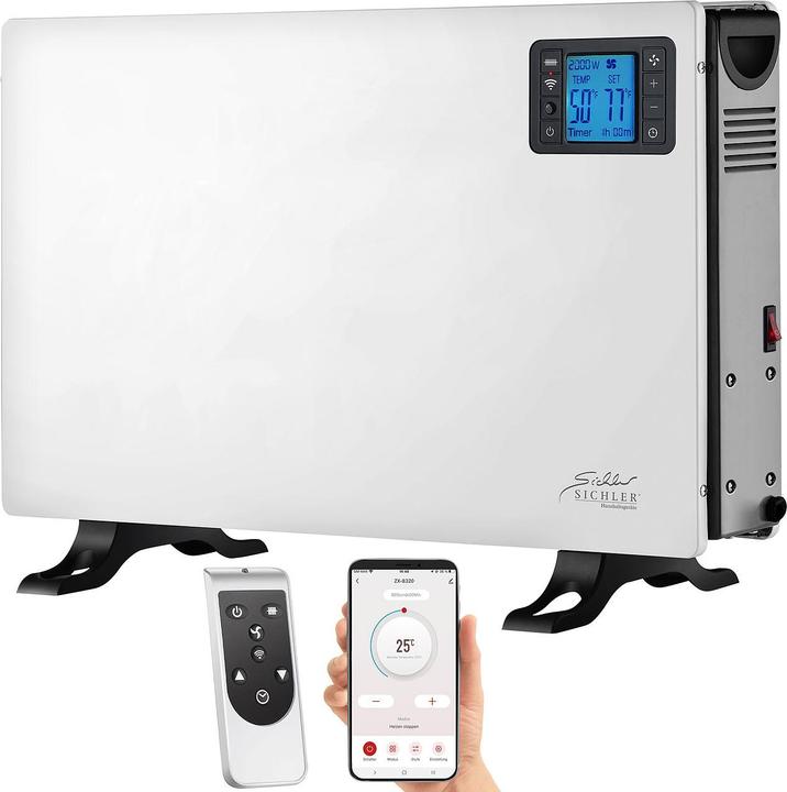 Produktbild Sichler WLAN-Konvektor-Heizung, 2.000 Watt (2 W)