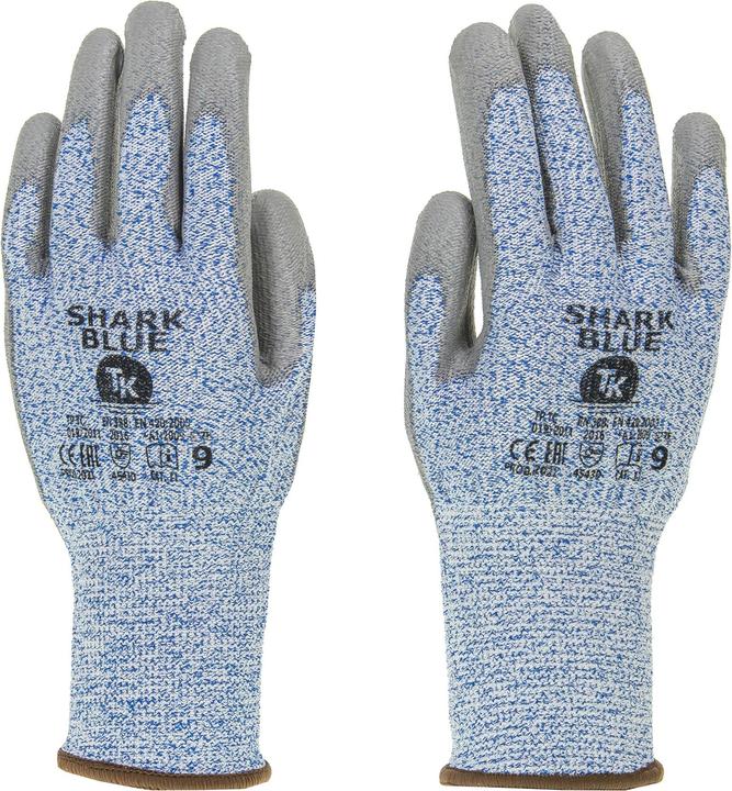 Actual product image TK SHARK gloves, scratch-resistant, size 7, blue (7)