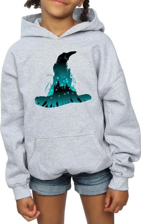 Produktbild Hogwarts Silhouette Kapuzenpullover Mädchen (140, 146)