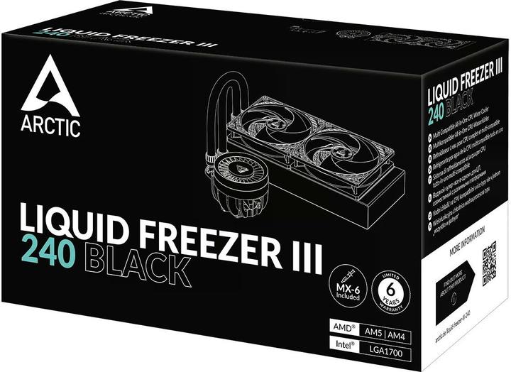 Actual product image Arctic Liquid Freezer III - 240 (Black)