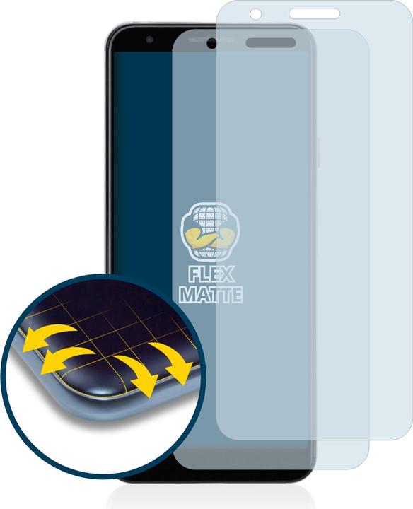 Actual product image BROTECT Full-Cover Protector Matte (2 Piece, Google Pixel 3a)