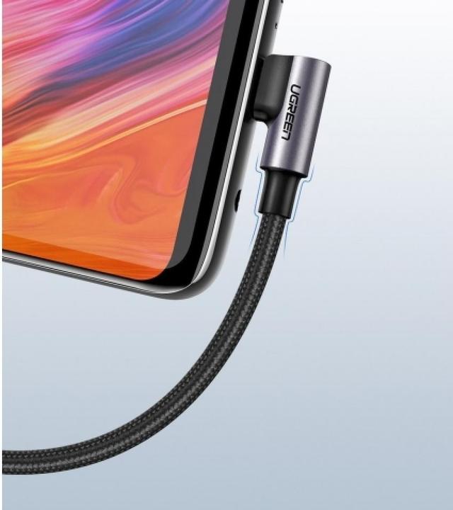 Image du produit Ugreen Câble de données USB-C coudé vers USB-A 2.0 A (2 m, USB 2.0)