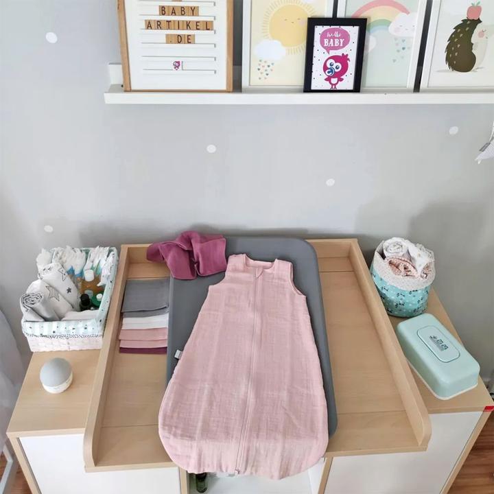 Actual product image Makian Muslin sleeping bag - Powder - Sleeping bags (100 cm)