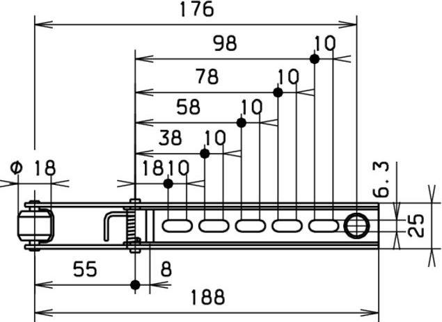 Produktbild Dormakaba Mitnehmerklappe MK 396 (Zimmertür, Eingangstür, Holztür, Balkontür, Indoor)