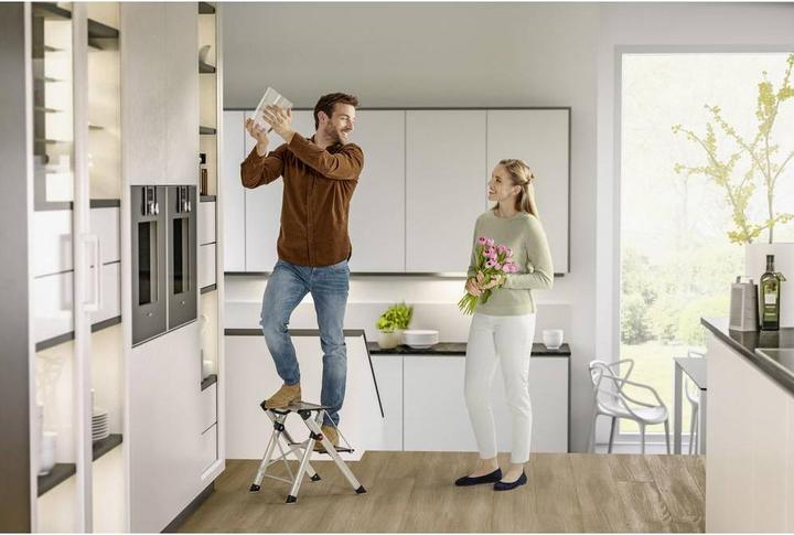 Image du produit Hailo MK80 ComfortLine, escabeau confort, 2 marches (Escabeau, 46 cm)