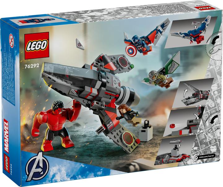 Image du produit LEGO Showdown zwischen Captain America und Red Hulk (76292, LEGO Marvel)