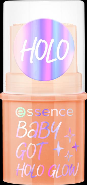 Immagine prodotto essence BABY GOT HOLO GLOW evidenziatore in stick (10 Santa Albicocca, Highlighter, 5 g)