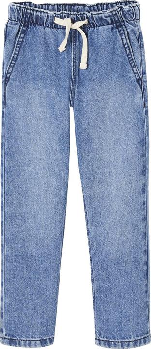 Actual product image Vertbaudet Wide boys' jeans with slip-on waistband (128)