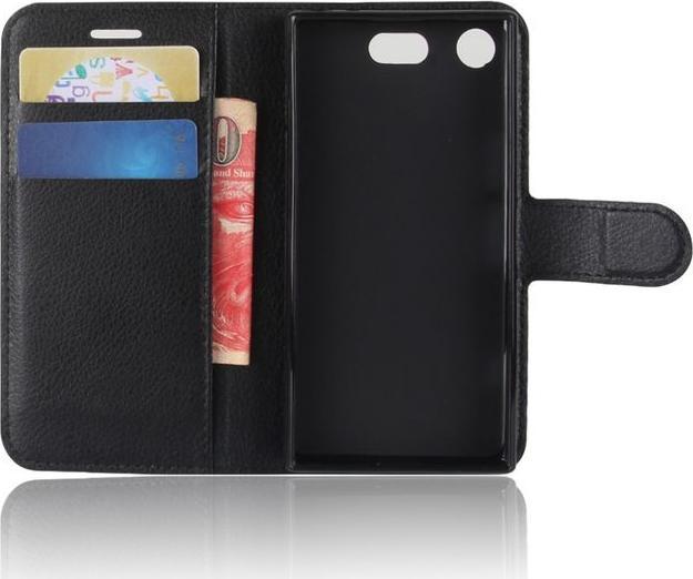 Produktbild MU Classic Leder Hülle mit Standfunktion (Sony Xperia XZ1 Compact)