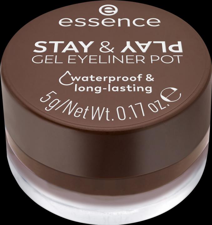 Image du produit essence Stay & Play Gel Eyeliner Pot Eyeliner Gel (02 Brown)
