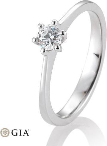 Actual product image Breuning 6 prong set 0.05-0.30 ct. (56, 585/14 K Gold)