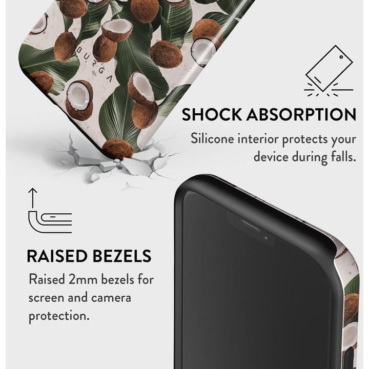 Immagine prodotto Burga Tough Case Apple iPhone 12/12 Pro - Coconut Crush (Realme 12 Pro+, Apple iPhone 12)
