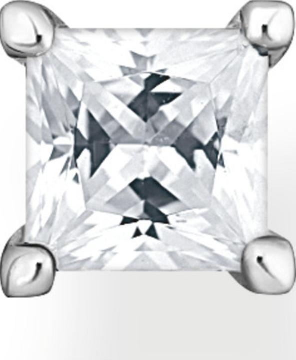 Image du produit Thomas Sabo Clou d'oreille simple pierre blanche argent (Argent 925)