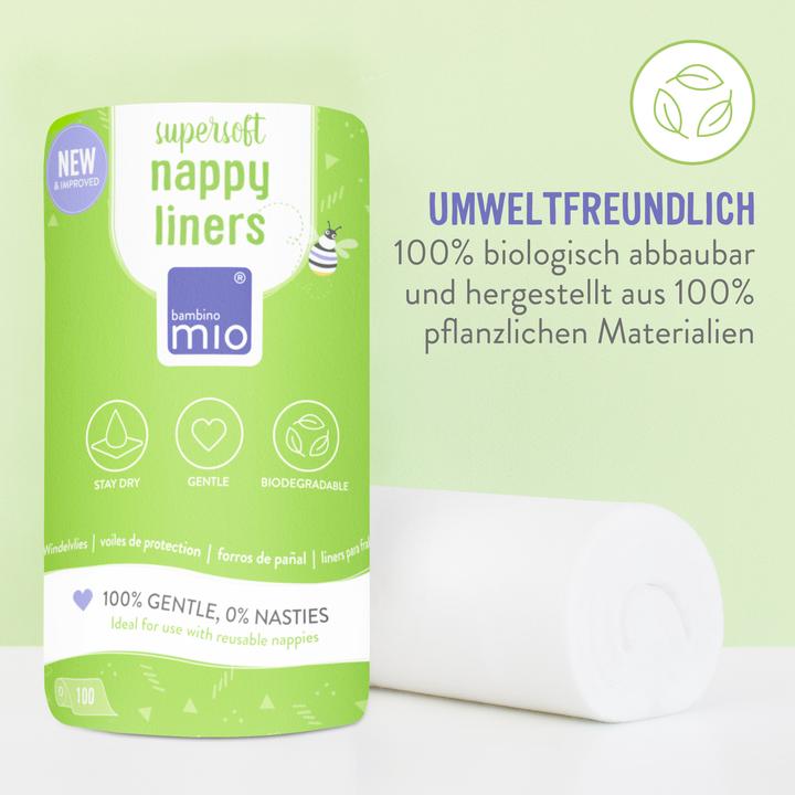 Produktbild Bambino Mio Windelvlies (One Size, 100 Stück)