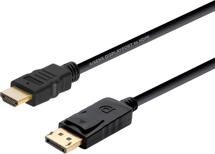 Aisens A125-0364 Adaptateur de câble vidéo 2 m DisplayPort HDMI Noir (2 m, DisplayPort, HDMI)
