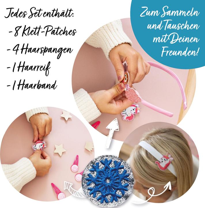 Actual product image Papierdrachen Hair jewellery set - Headband with patches - Ice princess