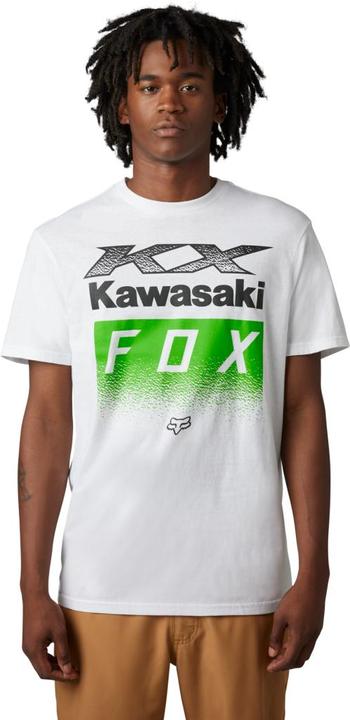 Fox Tee 23 X Kawi Ss Opt Wht S (S)