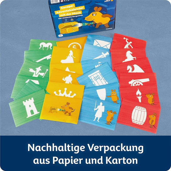 Actual product image Franzis Escape Advent Calendar with the Mouse