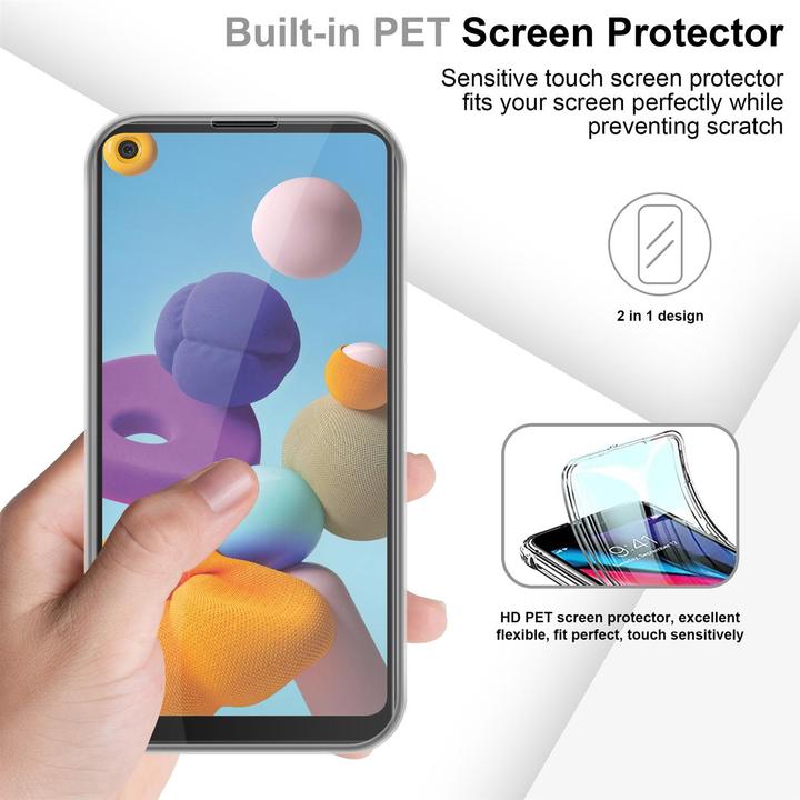 Image du produit Cadorabo TPU 360 degrés Case Cover (Samsung Galaxy A21)