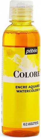 Actual product image Pebeo Colorex water ink (Primary yellow, 250 ml)
