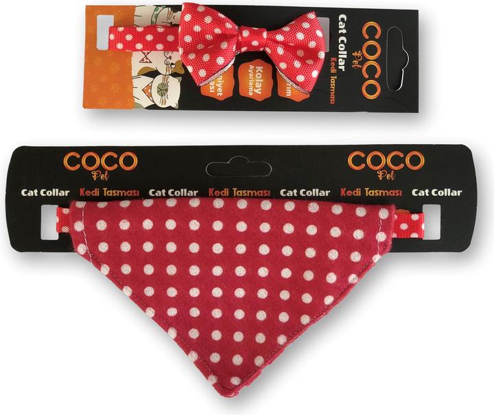 Immagine prodotto Coco Pet Set papillon, colletto e sciarpa (Cane, Gatto)