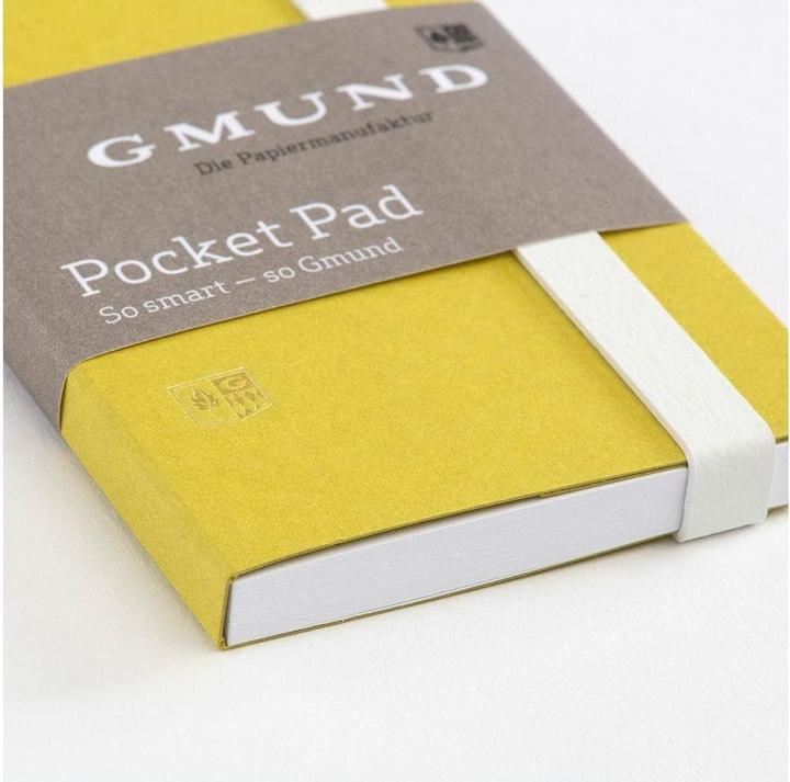 Image du produit Gmund POCKET PAD - Carnets de notes (6,7 x 13,8 cm, Blanc, Couverture souple)