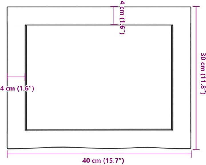 Produktbild VidaXL Lian (40 x 30 x 6 cm)
