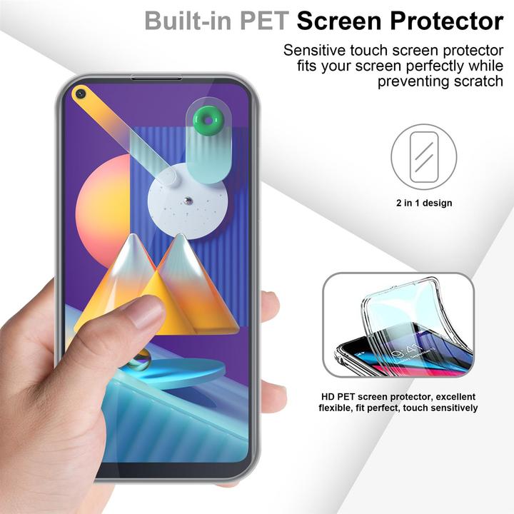 Productafbeelding Cadorabo TPU 360 graden hoesje (Samsung Galaxy M11, Samsung Galaxy A11)