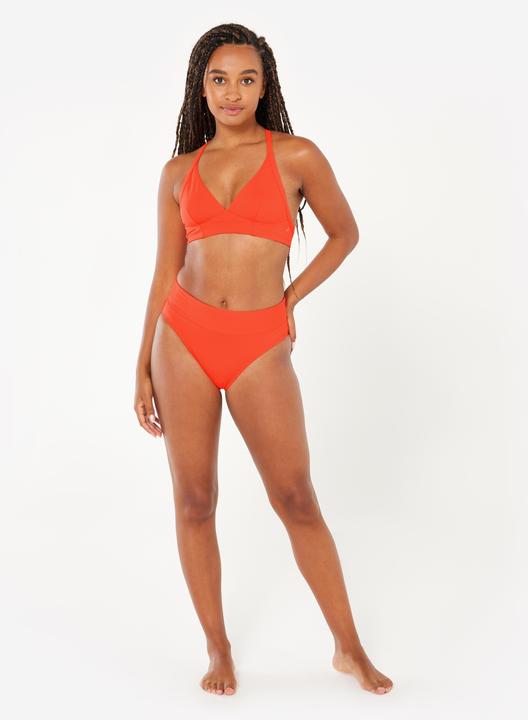 Produktbild Olaian Bikini-Oberteil Bustier Surfen Damen strukturiert Bea neon-orange (80 C)