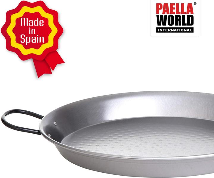 Actual product image All'Grill Paella pan polished steel Ø 70 cm (70 cm, Paella pan, Steel)