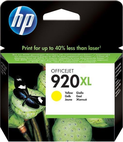 Produktbild HP CD974AE 920XL Tintenpatrone gelb 700 Seiten ISO/IEC 24711 8ml Gelb OfficeJet 6000 (Y)