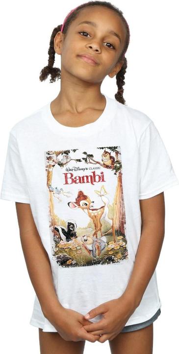 Produktbild Disney Bambi Retro Poster TShirt Mädchen (152, 158)