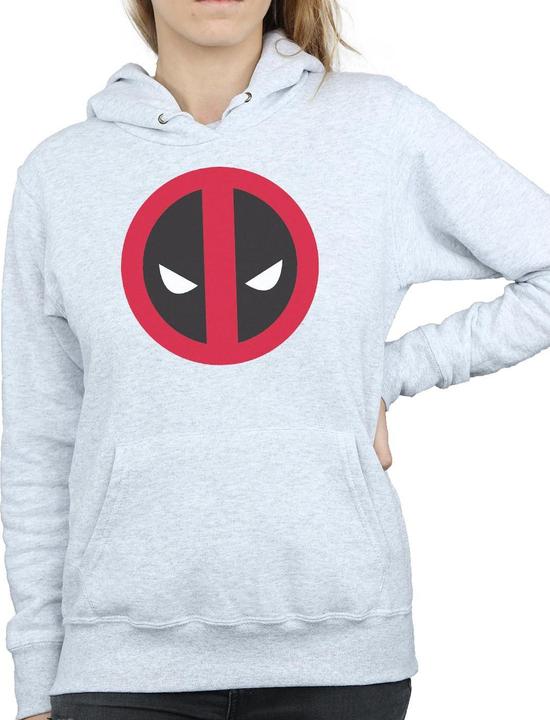 Actual product image Womens/Ladies Deadpool Large Clean Logo Hoodie (XXL)