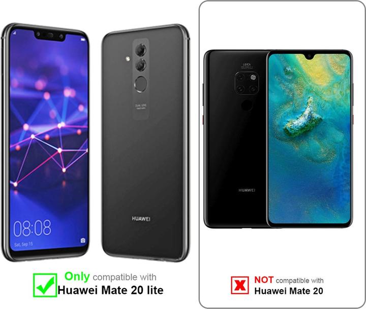 Productafbeelding Cadorabo TPU 2 kleuren glasdekking (Huawei Mate 20 Lite)