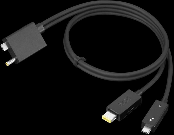Actual product image Lenovo ThinkPad Tunderbolt 4 WorkStation Dock Split Cable (0.70 m, USB 4.0)
