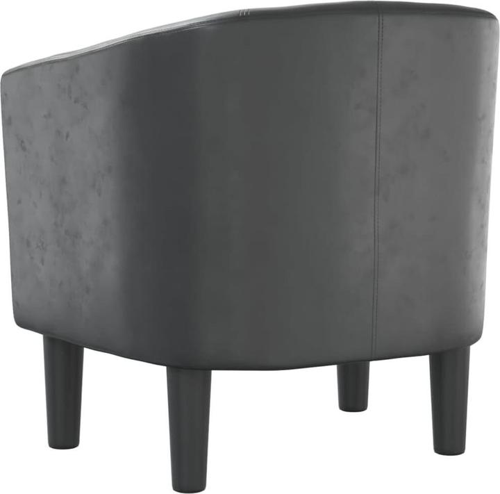 Immagine prodotto VidaXL Clubsessel Grau Kunstleder,Farbe: Grau,Material: Kunstleder