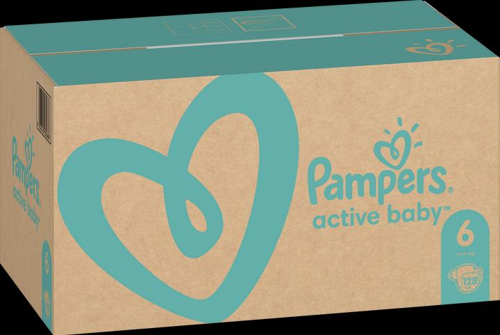 Immagine prodotto Pampers Active Baby (Dimensione 6, Pacco mensile, 128 Pezzo/i)