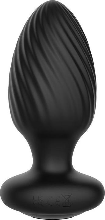 Actual product image Nexus Rotating Butt Plug With Remote Control - Black