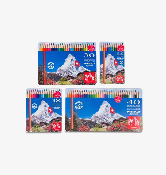 Produktbild Caran d'Ache Prismalo Aquarelle Metallschachtel (Mehrfarbig, 80 x)