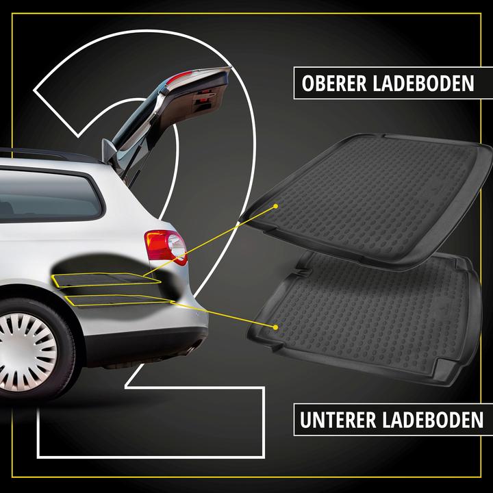 Produktbild Walser Kofferraumwanne XTR für Renault Kadjar (HA, HL) 2018-Heute, oberer Ladeboden