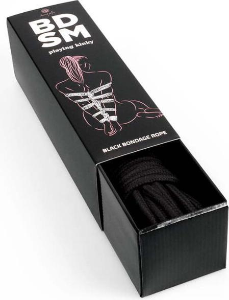 Image du produit Secret play Secretlay Corde De Bondage Noire? Collection Bdsm
