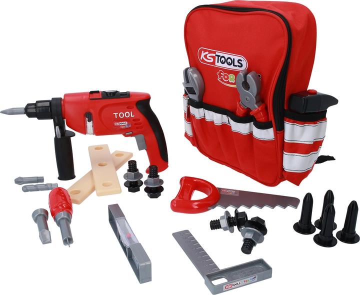 KS Tools Tool set with backpack for children