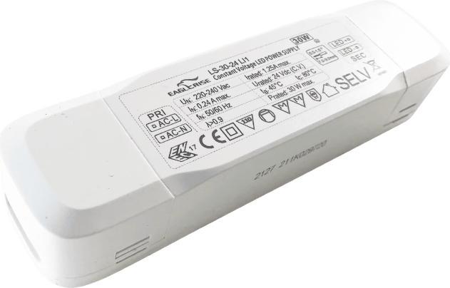 Actual product image Eaglerise Installation power supply unit 24V 30W for furniture installation
