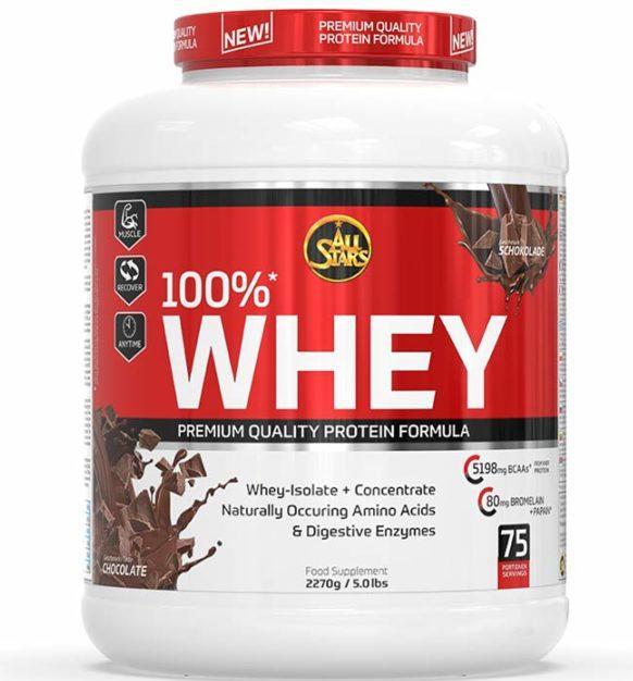 Image du produit All Stars 100% Whey Protein (2270 can) (Pêche, 1 pcs, 2300 g)