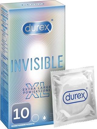 Productafbeelding Durex Invisible Extra Grote Condooms Vergroot 10Pcs (10 Pcs.)