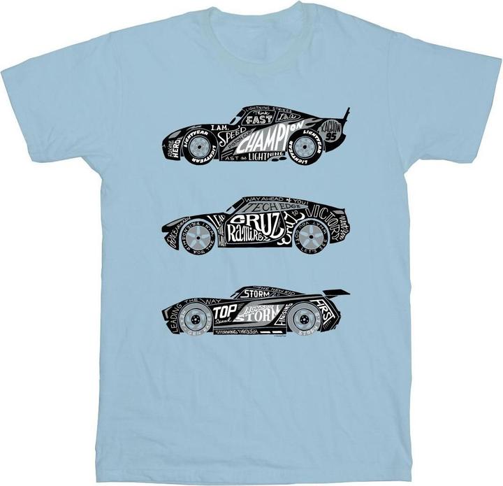 Disney Cars Text Racers TShirt (S)