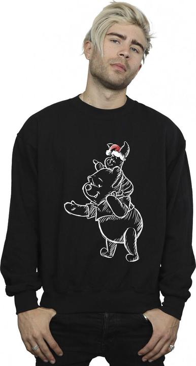 Immagine prodotto Disney Winnie The Pooh Piglet Christmas Felpa Uomo (4XL)