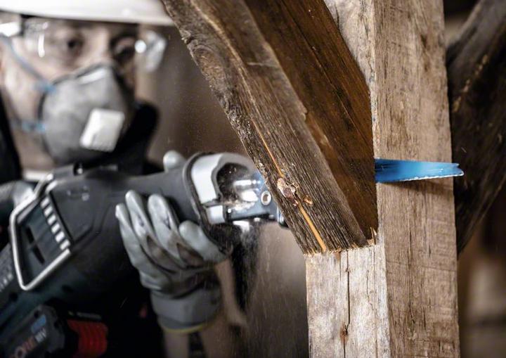 Actual product image Bosch Professional Zubehör Expert Wood with Metal Demolition S 1267 XHM reciprocating saw blade, 10 pieces