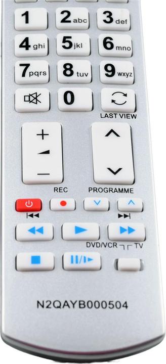 Produktbild Azurano Fernbedienung für PANASONIC N2QAYB000504, SUB N2QAYB000505, N2QAYB000506, N2QAYB000673 (Gerätespezifische Fernbedienung)