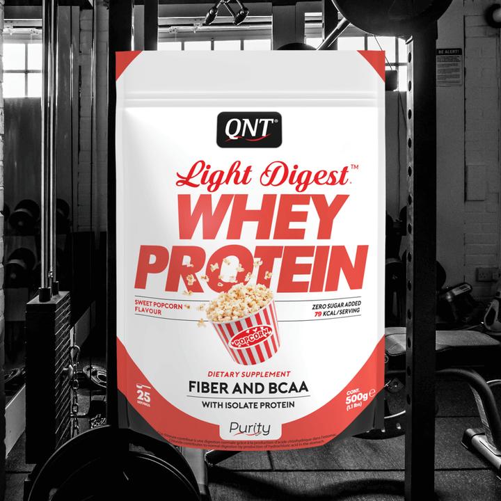 Actual product image QNT Light Digest Whey Protein (Sweet Popcorn, 1 pcs., 516 g)